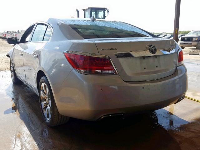 1G4GH5E3XCF123731 - 2012 BUICK LACROSSE P SILVER photo 3