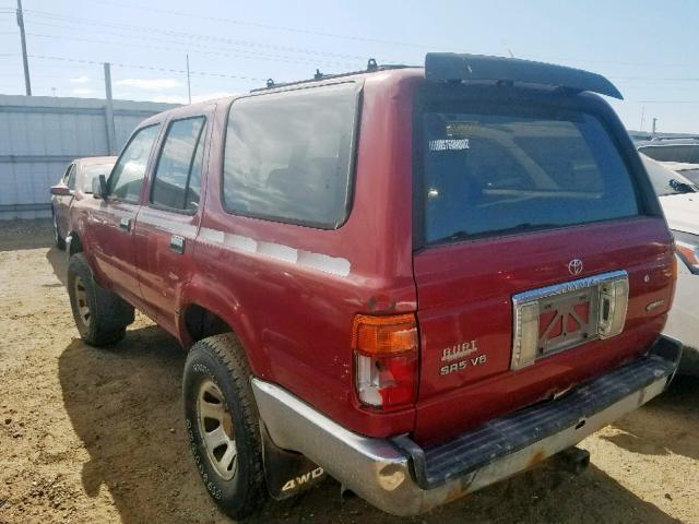 JT3VN39W2N8049357 - 1992 TOYOTA 4RUNNER VN RED photo 3