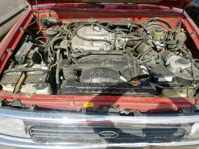 JT3VN39W2N8049357 - 1992 TOYOTA 4RUNNER VN RED photo 7