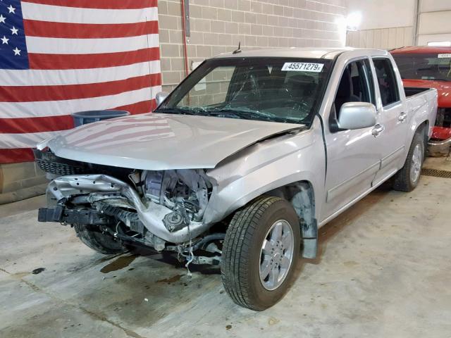 1GCDSCF95C8101267 - 2012 CHEVROLET COLORADO L GRAY photo 2