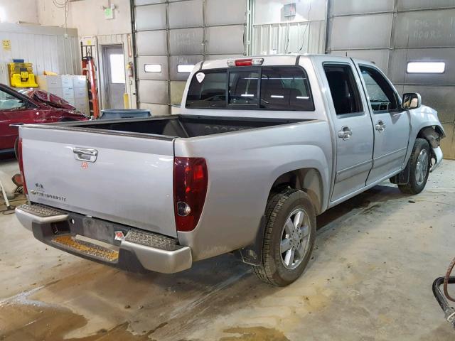 1GCDSCF95C8101267 - 2012 CHEVROLET COLORADO L GRAY photo 4
