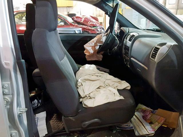 1GCDSCF95C8101267 - 2012 CHEVROLET COLORADO L GRAY photo 5