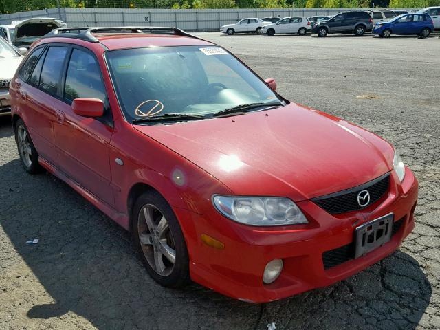 JM1BJ246031117186 - 2003 MAZDA PROTEGE PR RED photo 1