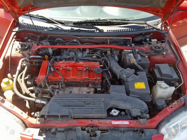 JM1BJ246031117186 - 2003 MAZDA PROTEGE PR RED photo 7