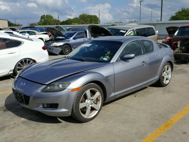 JM1FE173050153874 - 2005 MAZDA RX8 GRAY photo 2