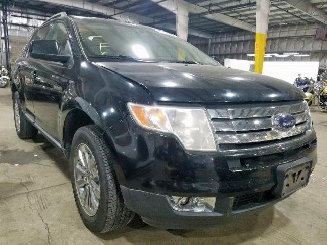 2FMDK38C37BB68330 - 2007 FORD EDGE SEL BLACK photo 1