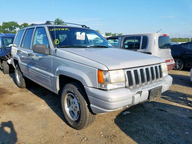 1J4GZ48S0WC349811 - 1998 JEEP GRAND CHER SILVER photo 1