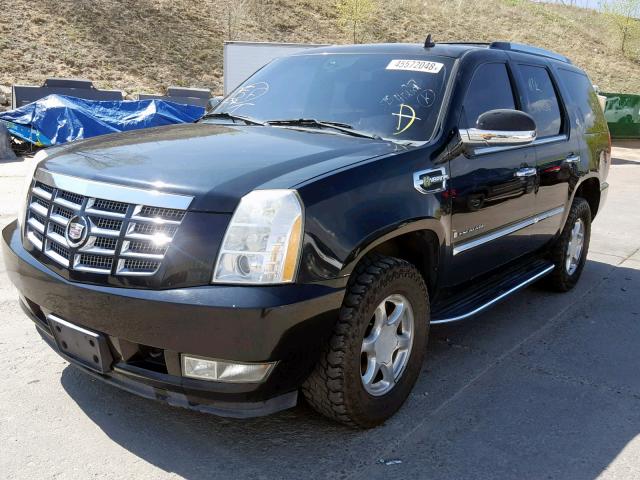 1GYFK43559R128773 - 2009 CADILLAC ESCALADE H BLACK photo 2