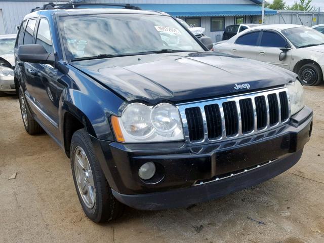 1J4HR58276C116258 - 2006 JEEP GRAND CHER BLACK photo 1