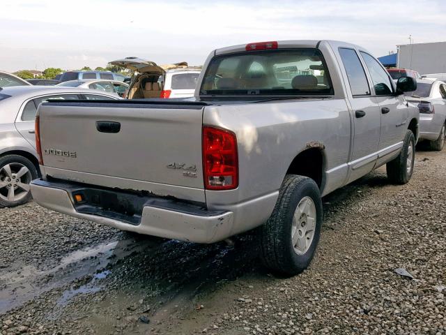 1D7HU18N74J210694 - 2004 DODGE RAM 1500 S SILVER photo 4