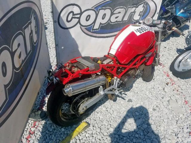 ZDM1RC3L7XB004194 - 1999 DUCATI M750 RED photo 4