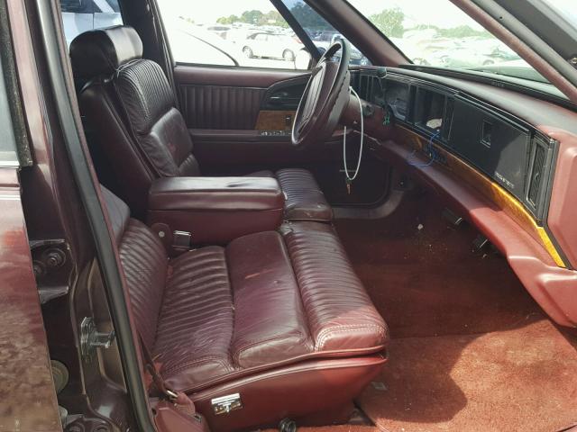 1G4CW53L4P1638203 - 1993 BUICK PARK AVENU MAROON photo 5