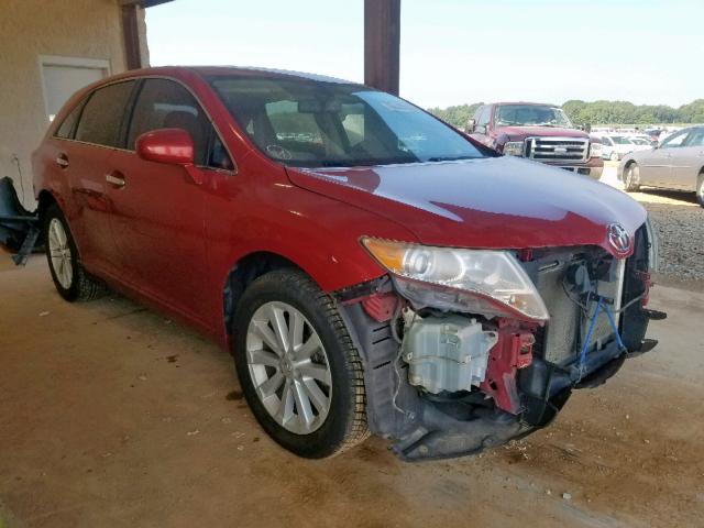 4T3ZA3BB5AU024523 - 2010 TOYOTA VENZA RED photo 1