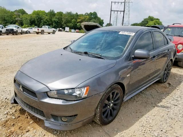 JA3AU86W59U038508 - 2009 MITSUBISHI LANCER GTS GRAY photo 2