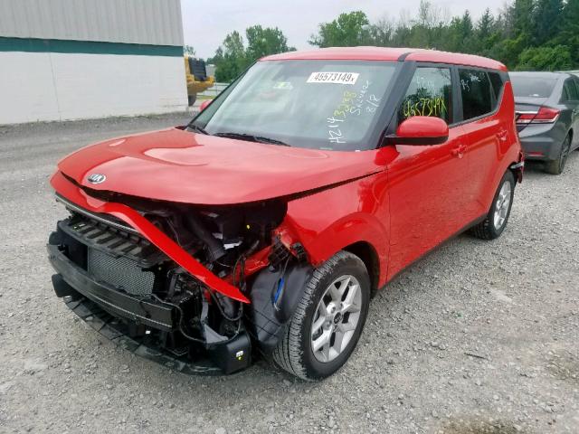 KNDJ23AU5L7018734 - 2020 KIA SOUL LX RED photo 2