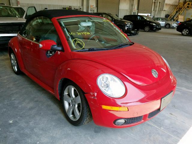 3VWSF31Y26M307590 - 2006 VOLKSWAGEN NEW BEETLE წითელი ფოტო 1