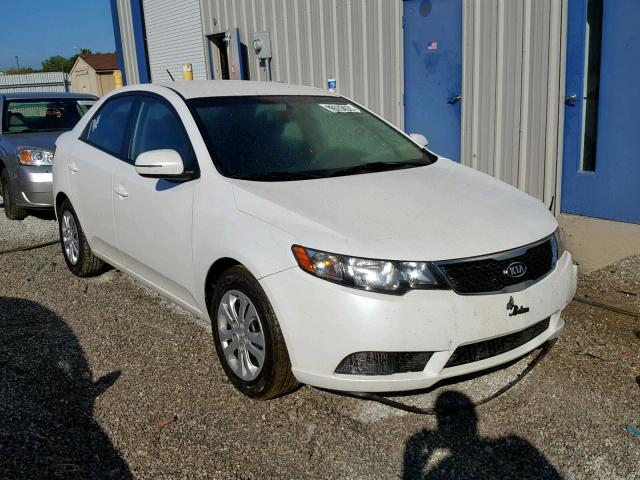 KNAFU4A26D5715201 - 2013 KIA FORTE EX WHITE photo 1