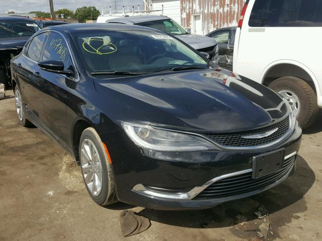 1C3CCCAB1FN599741 - 2015 CHRYSLER 200 LIMITE BLACK photo 1