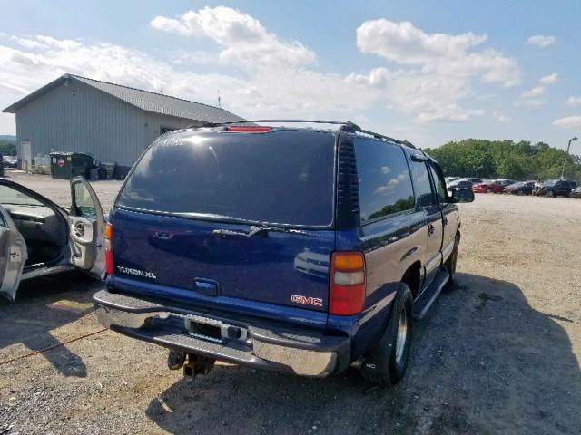 1GKFK16Z33J219330 - 2003 GMC YUKON XL K BLUE photo 4