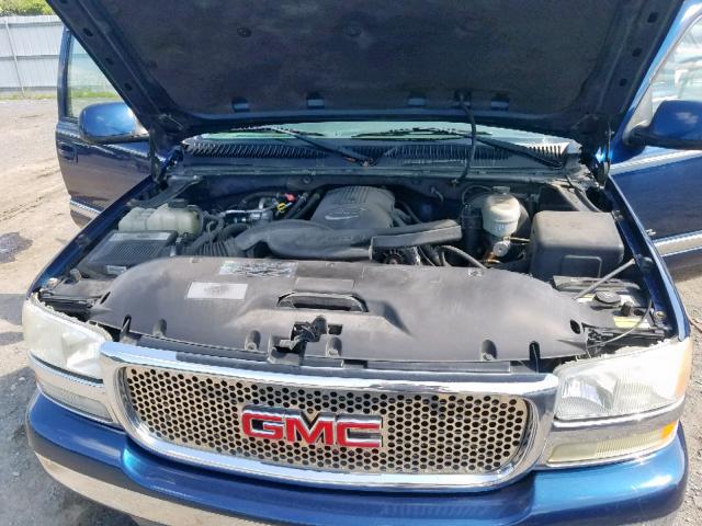 1GKFK16Z33J219330 - 2003 GMC YUKON XL K BLUE photo 7