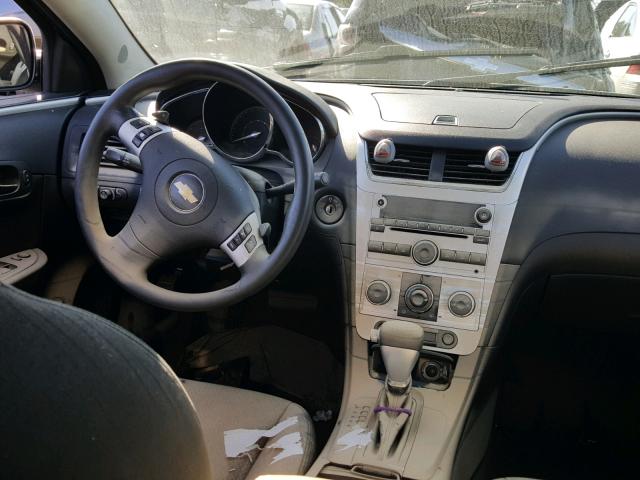 1G1ZC5E00A4101725 - 2010 CHEVROLET MALIBU 1LT SILVER photo 9