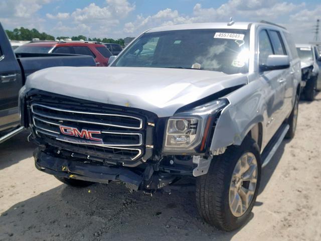 1GKS1GKC8JR160991 - 2018 GMC YUKON XL C SILVER photo 2