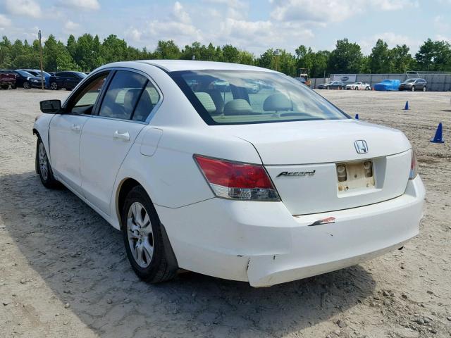 1HGCP26408A076128 - 2008 HONDA ACCORD LXP WHITE photo 3