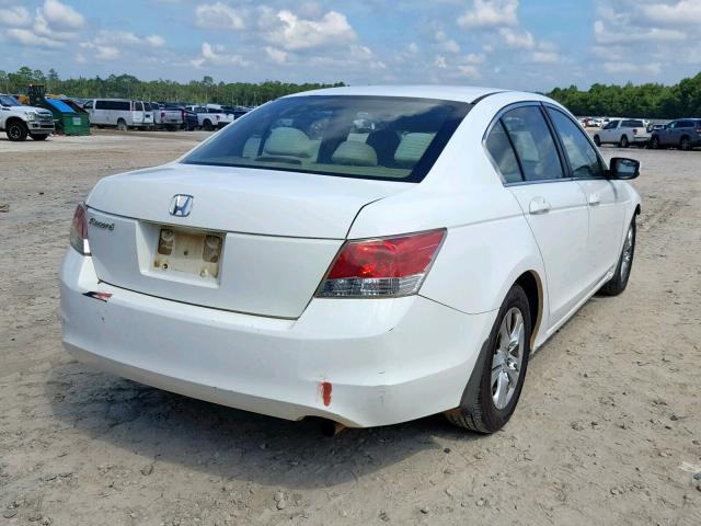 1HGCP26408A076128 - 2008 HONDA ACCORD LXP WHITE photo 4