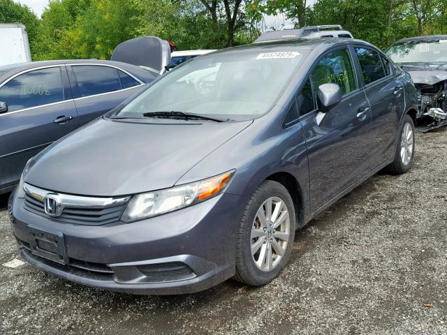 19XFB2F90CE313700 - 2012 HONDA CIVIC EXL 灰色 照片 2