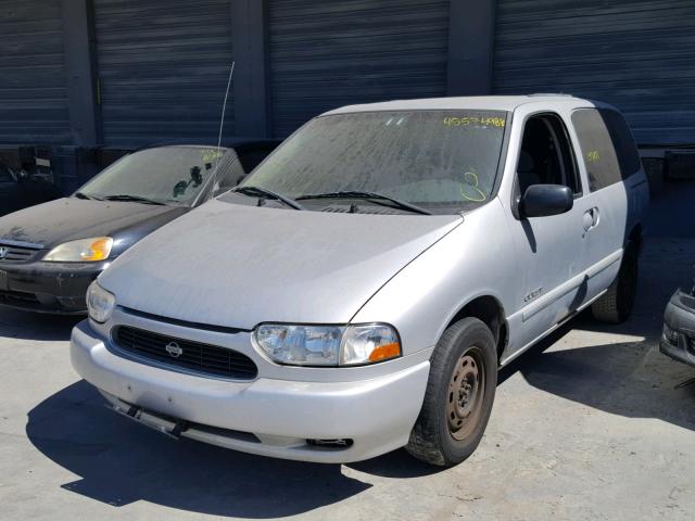 4N2XN11T9YD829522 - 2000 NISSAN QUEST SE SILVER photo 2