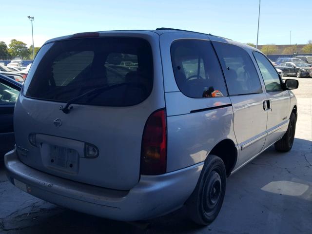 4N2XN11T9YD829522 - 2000 NISSAN QUEST SE SILVER photo 4