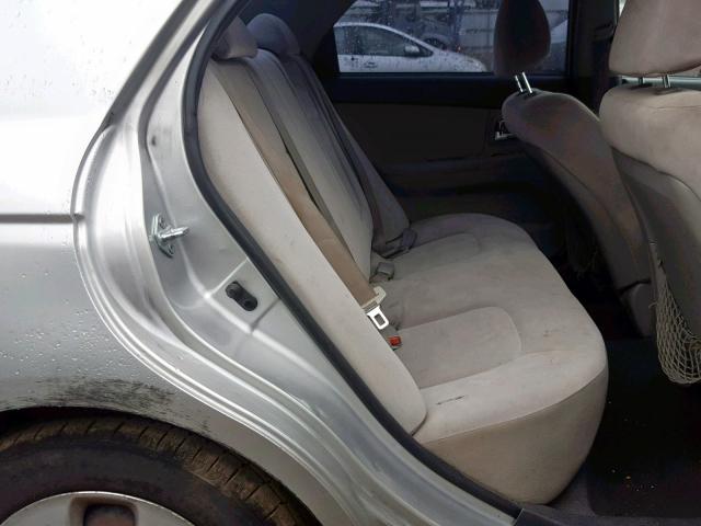 KNAFE221795628583 - 2009 KIA SPECTRA EX SILVER photo 6