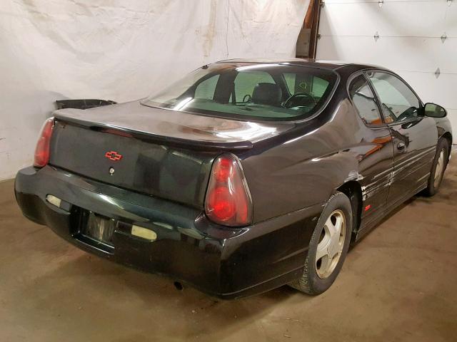 2G1WX12K749206088 - 2004 CHEVROLET MONTE CARL BLACK photo 4