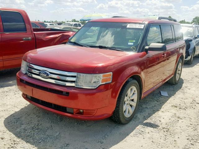 2FMDK51C69BA10346 - 2009 FORD FLEX SE RED photo 2