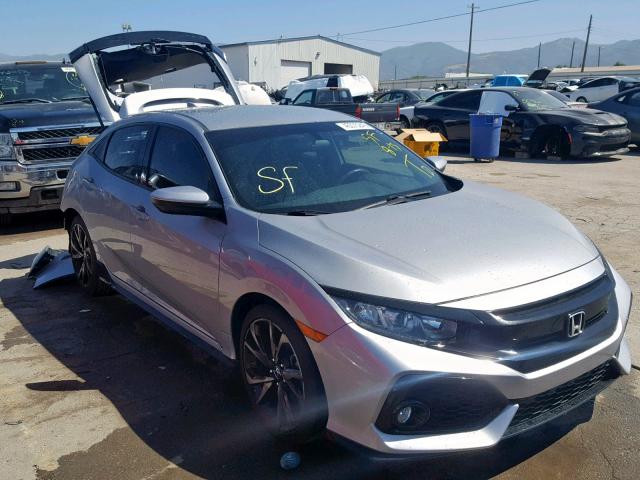 SHHFK7G48JU210627 - 2018 HONDA CIVIC SPOR SILVER photo 1