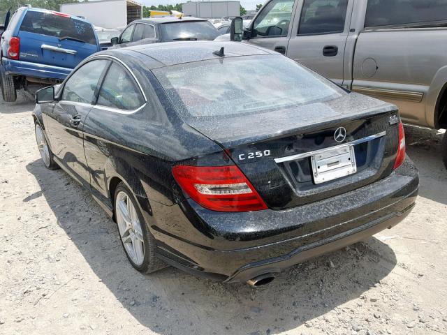 WDDGJ4HB2FG368193 - 2015 MERCEDES-BENZ C 250 BLACK photo 3