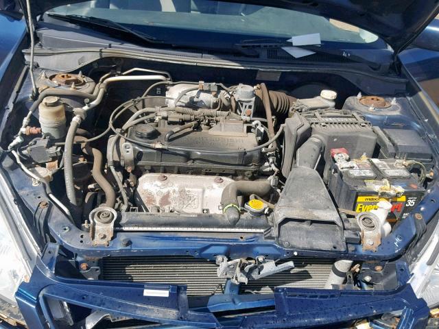 JA3AJ26E06U062790 - 2006 MITSUBISHI LANCER ES BLUE photo 7