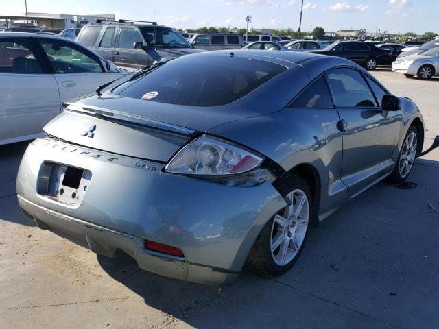 4A3AK34T57E003104 - 2007 MITSUBISHI ECLIPSE GT GRAY photo 4