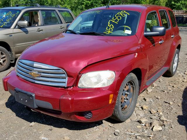 3GNDA13D66S524264 - 2006 CHEVROLET HHR LS RED photo 2