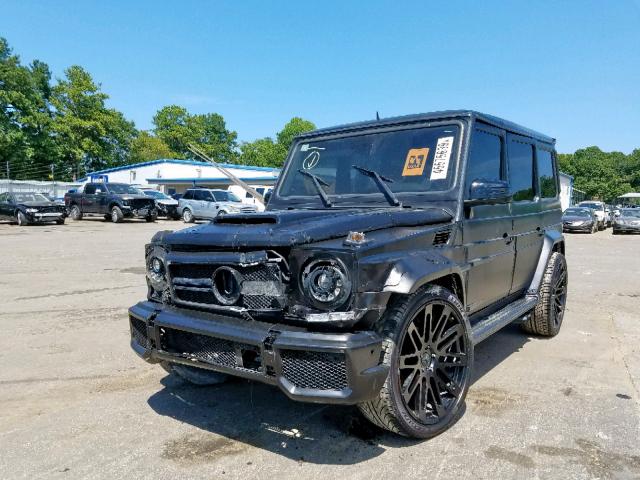 WDCYC7BF1BX191467 - 2011 MERCEDES-BENZ G 55 AMG BLACK photo 2