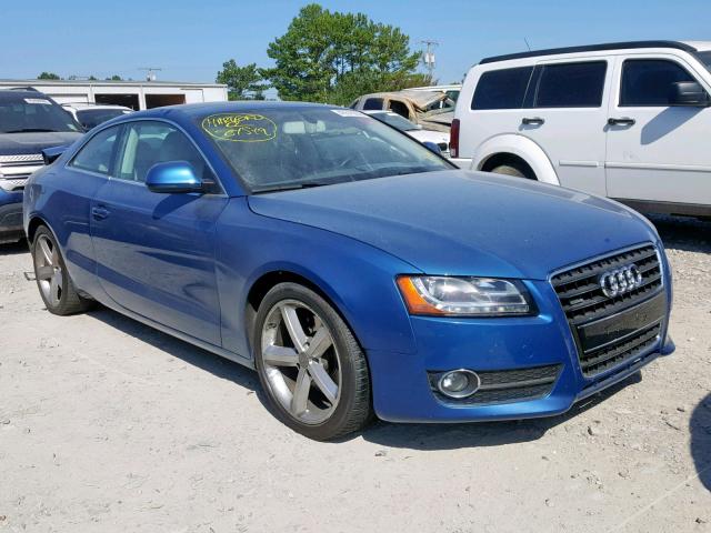 WAUDK78T89A044609 - 2009 AUDI A5 QUATTRO BLUE photo 1