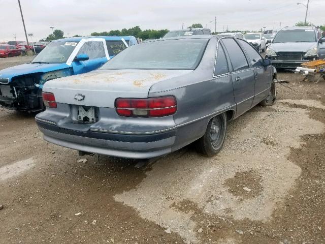 1G1BL53E5MW180916 - 1991 CHEVROLET CAPRICE GRAY photo 4