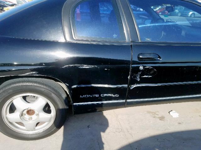 2G1WW12M3X9290919 - 1999 CHEVROLET MONTE CARL 黑色 照片 9