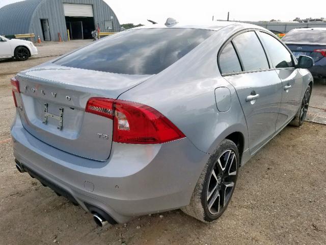 YV126MFL7H2433647 - 2017 VOLVO S60 SILVER photo 4