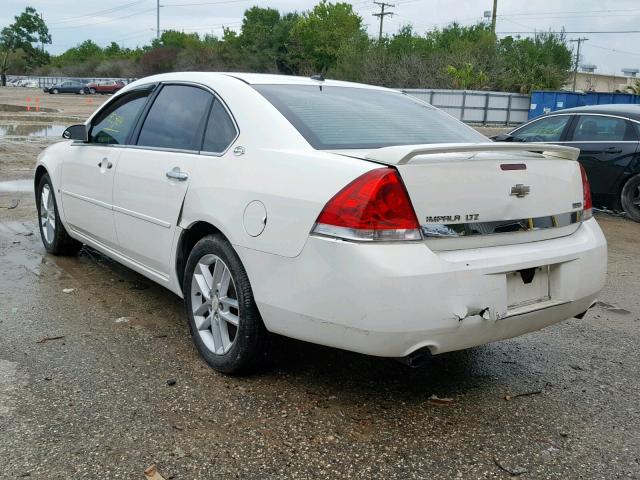 2G1WU583881199270 - 2008 CHEVROLET IMPALA LTZ WHITE photo 3