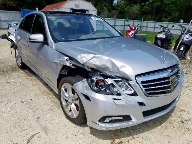 WDDHF5GB7AA122524 - 2010 MERCEDES-BENZ E 350 SILVER photo 1