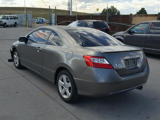 2HGFG12918H514486 - 2008 HONDA CIVIC EXL GRAY photo 3