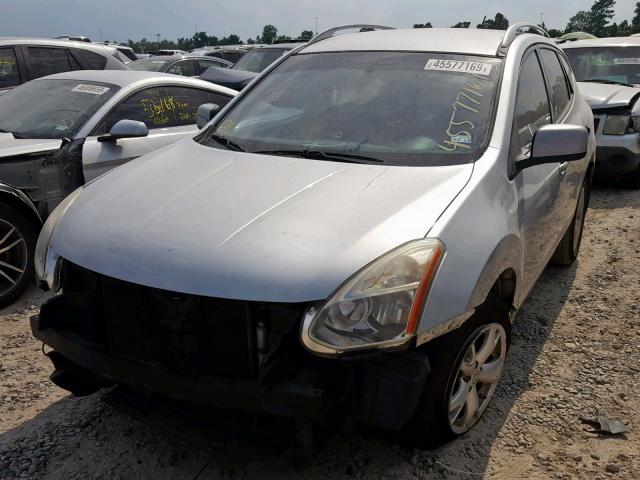 JN8AS58T89W324192 - 2009 NISSAN ROGUE S SILVER photo 2