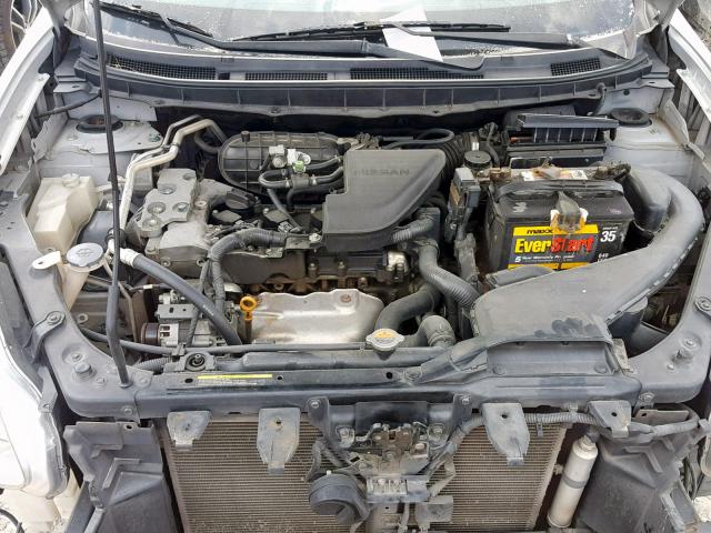 JN8AS58T89W324192 - 2009 NISSAN ROGUE S SILVER photo 7