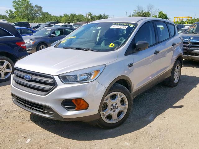 1FMCU0F73HUB60542 - 2017 FORD ESCAPE S SILVER photo 2